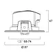 Sylvania 0005282 inbouwspot SunDim 7W dimbaar IP65