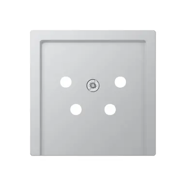 JUNG A 561 NTF AL centraalplaat telefoon 4-polig A-range aluminium