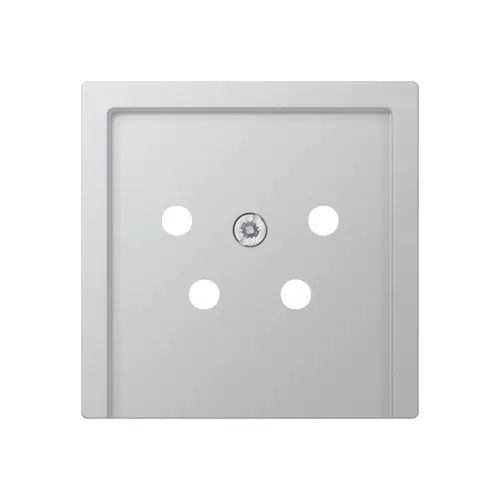 JUNG A 561 NTF AL centraalplaat telefoon 4-polig A-range aluminium