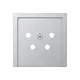 JUNG A 561 NTF AL centraalplaat telefoon 4-polig A-range aluminium