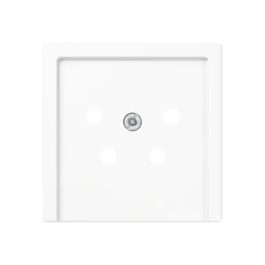 JUNG A 561 NTF WW centraalplaat telefoon 4-polig A-range alpine wit