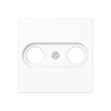 JUNG A 561 BFPLTV WW centraalplaat antenne-coax A-range alpine wit