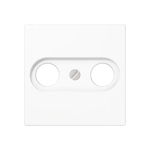 JUNG A 561 BFPLTV WW centraalplaat antenne-coax A-range alpine wit
