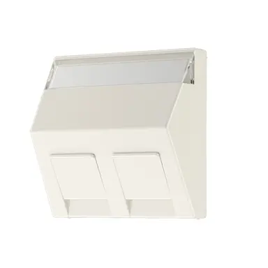 JUNG A 569-30 BF PL centraalplaat voor montage adapter 30 graden met tekstvenster A-range creme