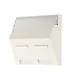 JUNG A 569-30 BF PL centraalplaat voor montage adapter 30 graden met tekstvenster A-range creme
