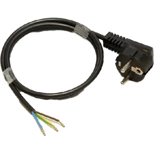 Haka 517400042 aansluitsnoer PVC 3 x 1.5 mm² 3 meter zwart