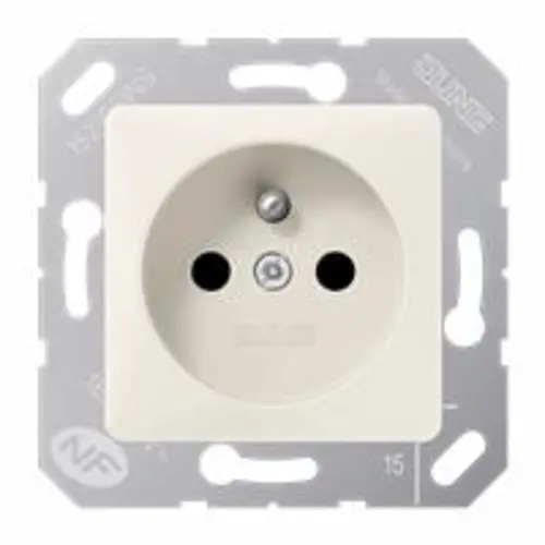 JUNG 5120 FBFKI wandcontactdoos penaarde Safety+ 50 x 50 mm creme