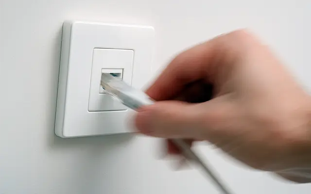RJ45 wandcontactdoos aansluiten