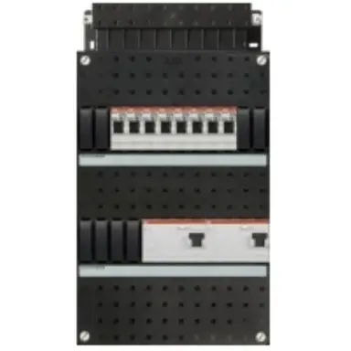 ABB Haf HAD3434-44 groepenkast 3-fase 8-groepen 2x aardlekschakelaar 3-fase 30mA