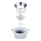 Interlight IL-CD38W Camita downlight 8 watt 115mm 3000 - 4000K 820lm wit excl.driver