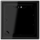 JUNG LS 581 A SW opbouwbak 1-voudig LS990 zwart