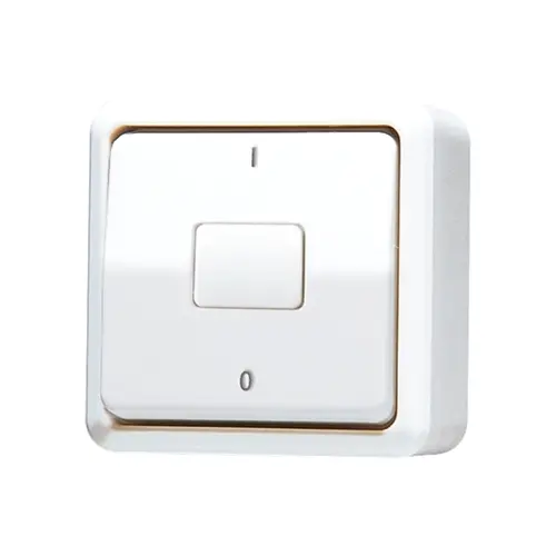 JUNG 602 A WW opbouw 2-polige schakelaar 10A AP600 alpine wit