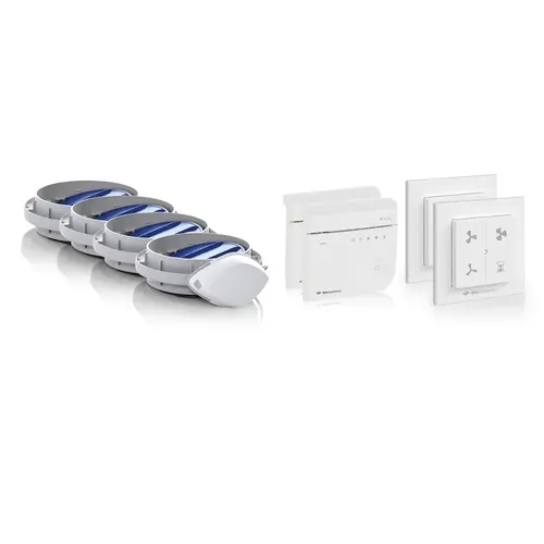 Itho QZ SET HRU 400 QuattroZone set voor WTW-unit HRU 400