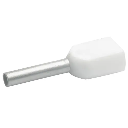 Klauke 869/8 twin adereindhuls geïsoleerd 2 x 0.5 mm² hulslengte 8 mm 100 stuks wit