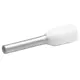 Klauke 170/W adereindhuls geïsoleerd 0.75 mm² hulslengte 8 mm 100 stuks wit