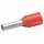 Klauke 171/8 adereindhuls geïsoleerd 1 mm² hulslengte 8 mm 100 stuks rood