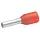 Klauke 471/8 adereindhuls geïsoleerd 1 mm² hulslengte 8 mm 100 stuks rood