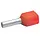 Klauke 871/10 twin adereindhuls geïsoleerd 2 x 1 mm² hulslengte 10 mm 100 stuks rood