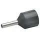 Klauke 800073511 adereindhuls geïsoleerd 1.5 mm² hulslengte 8 mm 100 stuks zwart