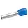 Klauke 473/18 adereindhuls geïsoleerd 2.5 mm² hulslengte 18 mm 1000 stuks blauw