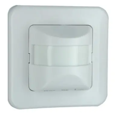 Klemko IB-PIR-W/LED Lumiko 870544 inbouw muur bewegingsmelder 2-draads voor LED-lampen 100W wit