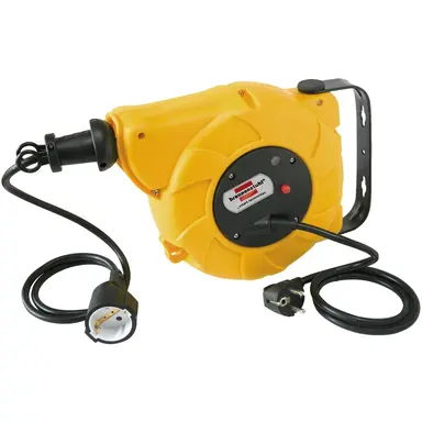 Brennenstuhl 1241020300 automatische kabelhaspel voor wand- en plafondmontage IP20 9+2 meter