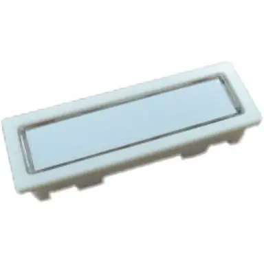 Atea 1301 Lira wht witte beldrukknop met naamkaart houder