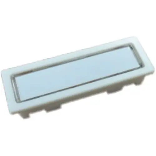 Atea 1301 LIRA WHT witte beldrukknop met naamkaar