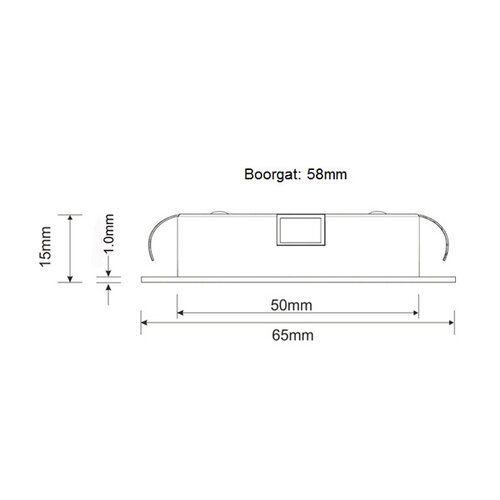Interlight IL-CBSET27B led spot set 2x Cabiled zwart 4W + driver 2700K IP44
