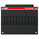 ABB Haf HLD16 kast leeg Hafonorm 220x165mm 12-modules 1-DIN-rail  IP20 zwart