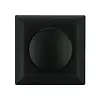 EcoDim ED-10002B dimmerknop met centraalplaat en afdekraam zwart