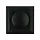 EcoDim ED-10002B dimmerknop met centraalplaat en afdekraam zwart