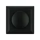 EcoDim ED-10002B dimmerknop met centraalplaat en afdekraam zwart