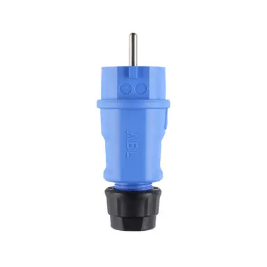 ABL 100000066 Hightech contactstop RA 2-polig 16A 250V blauw IP54