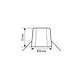 Esylux PLAFONDINBOUWSET PD/ plafondinbouwset voor FLAT-serie bewegingsmelders wit