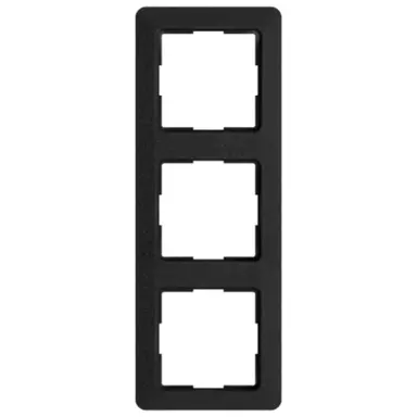 Kopp 305815000 afdekraam 3-voudig HK02 Milano antraciet