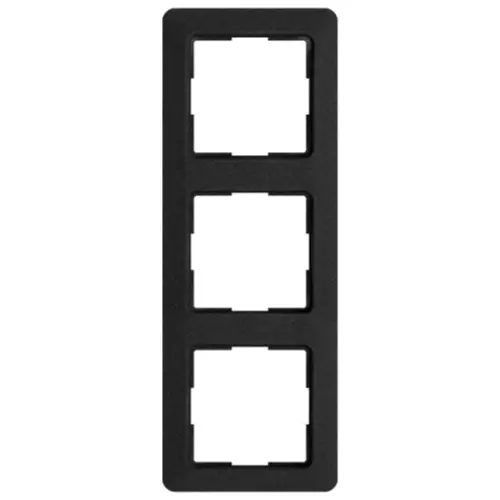 Kopp 305815000 afdekraam 3-voudig HK02 Milano antraciet