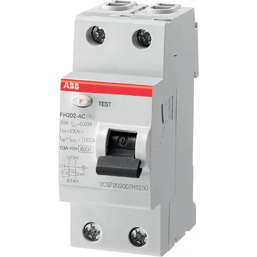 ABB FH 202 A 40/0,03 aardlekschakelaar 2-polig 40A 30mA