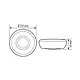 Esylux MD 360/8 BASIC WIT plafondbewegingsmelder inbouw 360 graden IP40 wit