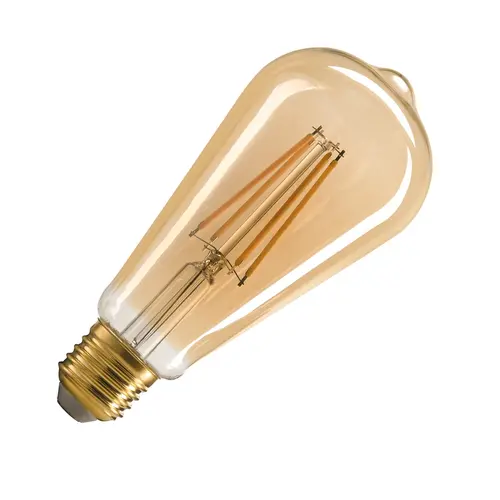 SLV 1005265 st64 e27 gold led light 7.5w 2