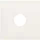 Niko 101-69102 centraalplaat coax white