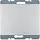 Berker 6710457003 blinddeksel incl. draagframe met spreidklemmen K5 aluminium