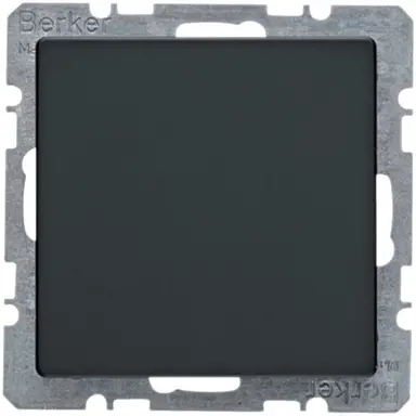 Berker 6710096086 blinddeksel incl. draagframe met spreidklemmen Q1/Q3/Q7 antraciet