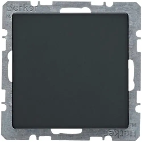 Berker 6710096086 blinddeksel incl. draagframe met spreidklemmen Q1/Q3/Q7 antraciet