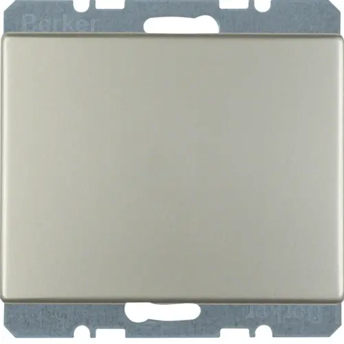 Berker 6710457004 blinddeksel incl. draagframe met spreidklemmen K5 edelstaal