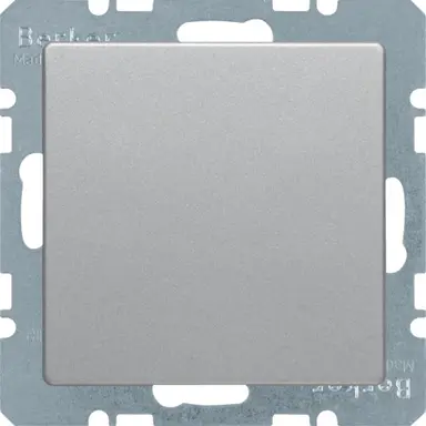 Berker 6710096084 blinddeksel incl. draagframe met spreidklemmen Q1/Q3/Q7 aluminium