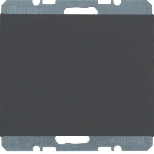 Berker 6710457006 blinddeksel incl. draagframe met spreidklemmen K1 antraciet