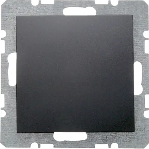 Berker 6710091606 blinddeksel incl. draagframe met spreidklemmen S1/B3/B7 antraciet mat