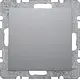 Berker 6710091404 blinddeksel incl. draagframe met spreidklemmen S1/B3/B7 aluminium mat