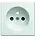 Busch-Jaeger 2399 UCB-914-500 centraalplaat voor wandcontactdoos met penaarde Balance SI